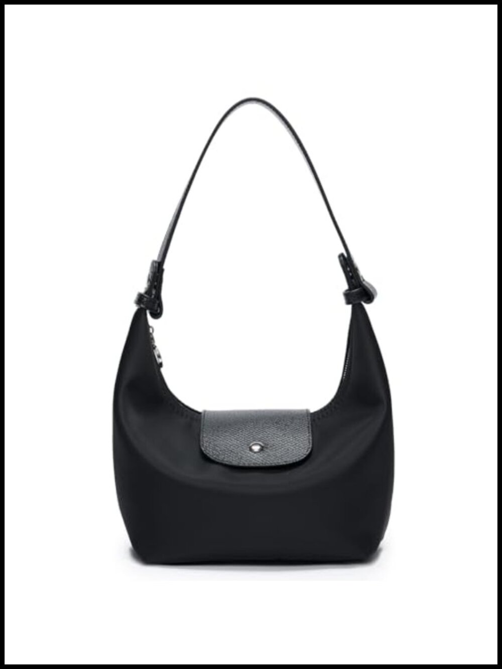 Mini Nylon Crossbody Bag Convertible Crescent Shoulder Purse